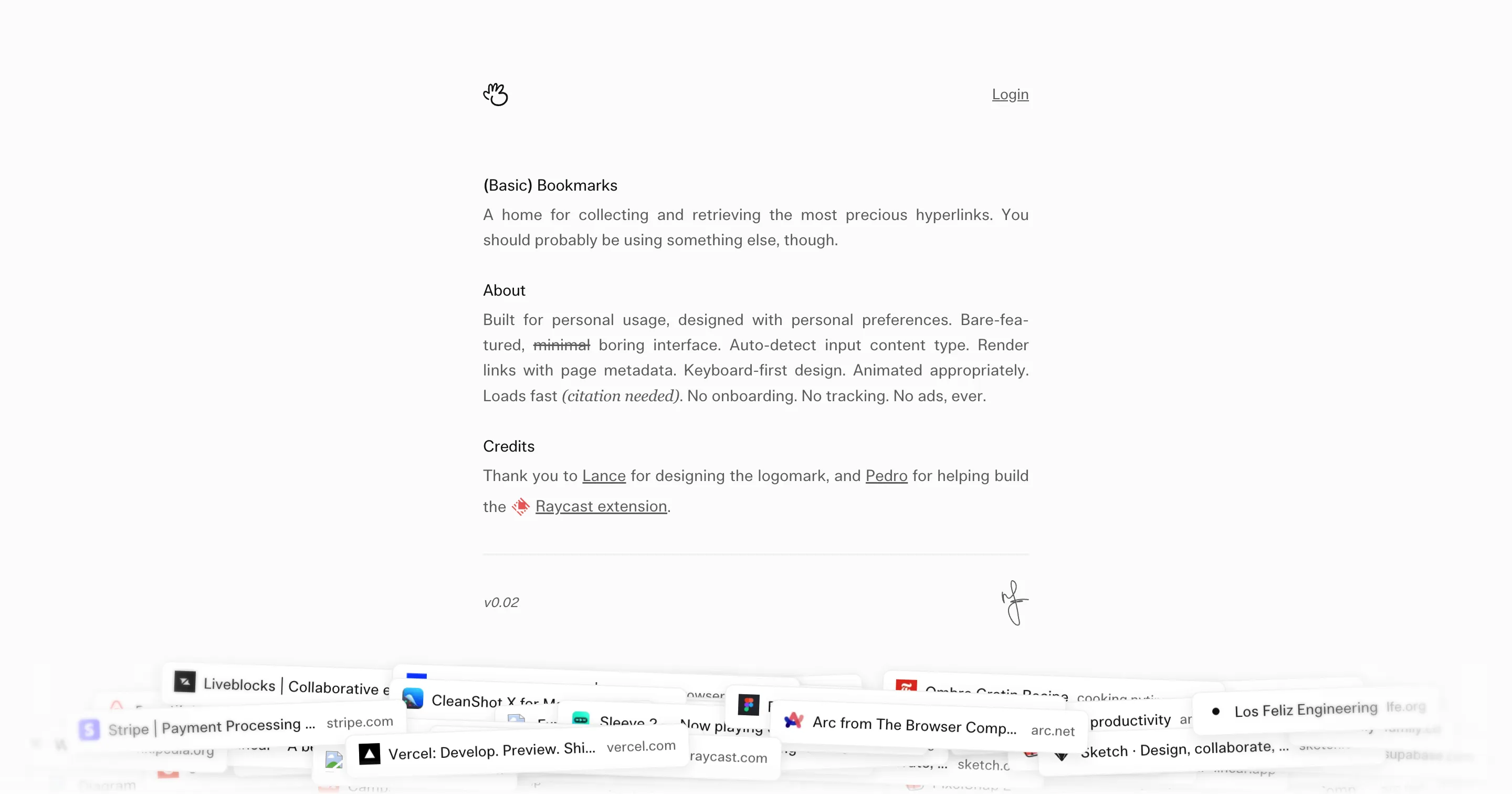 (Basic) Bookmarks