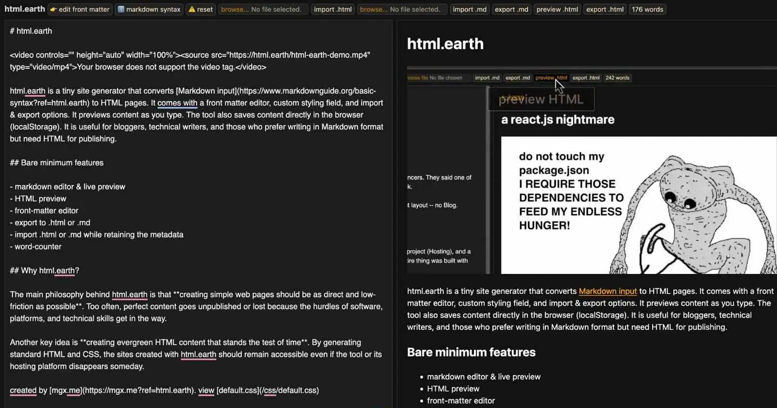 html.earth