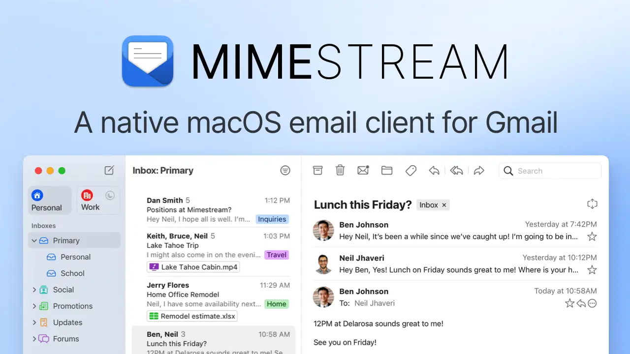 Mimestream