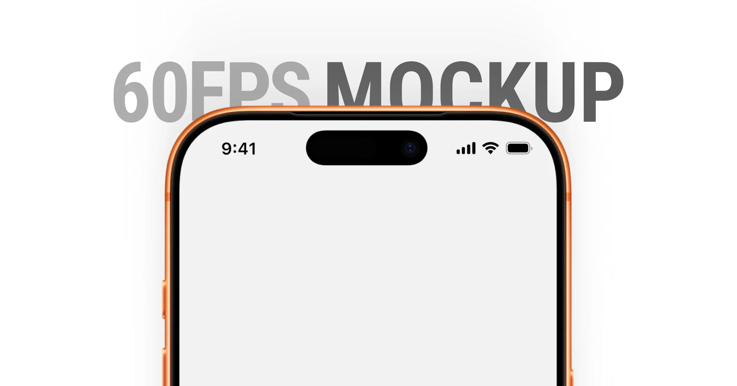 60fps Mockup