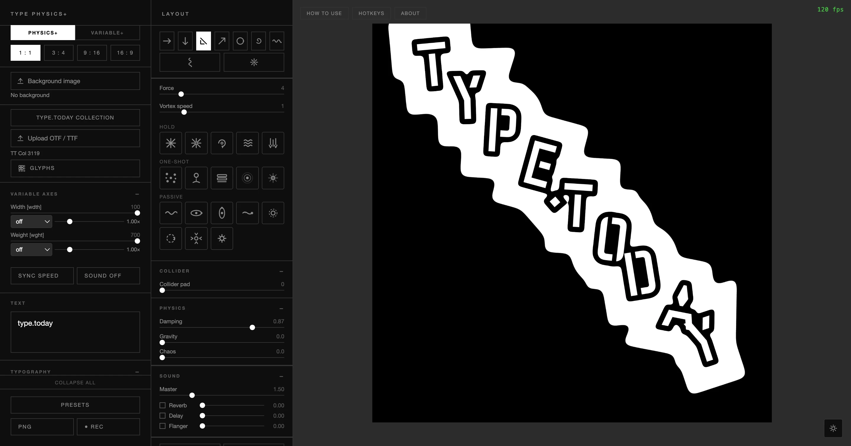 Type Physics+