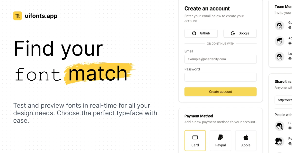 UI Fonts