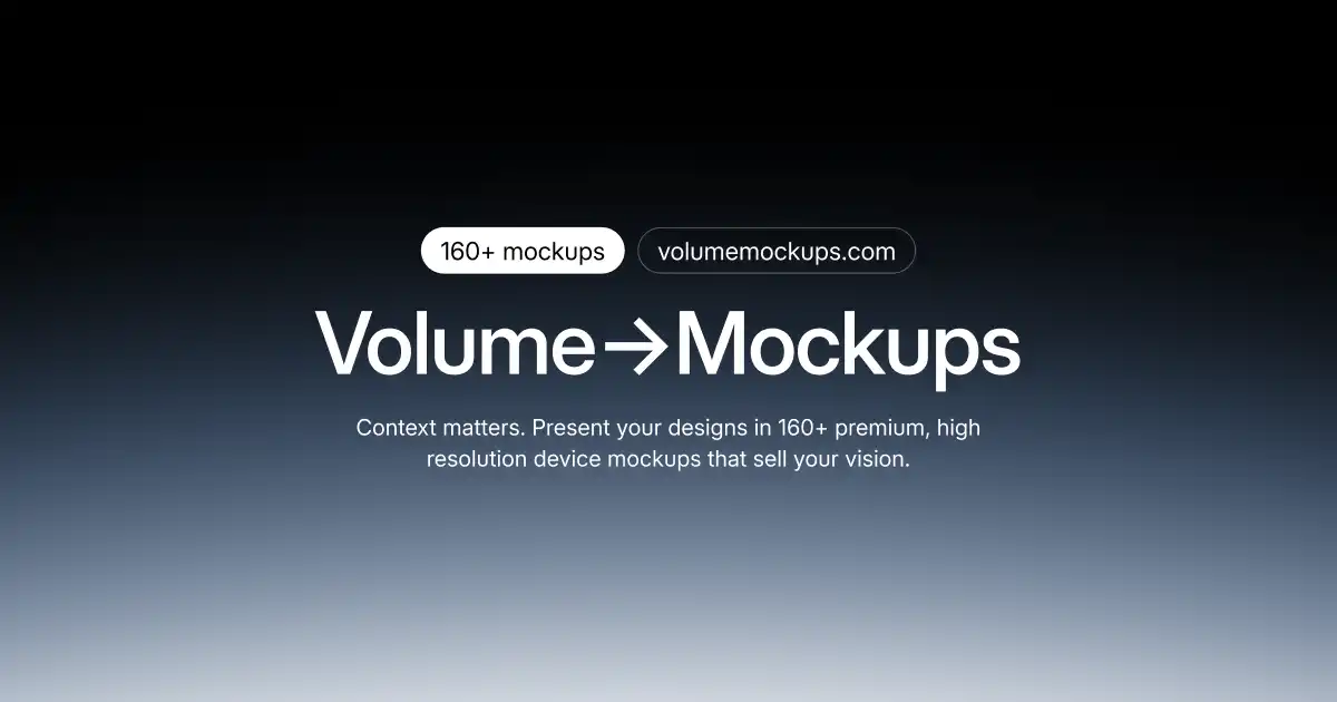 Volume→Mockups 
