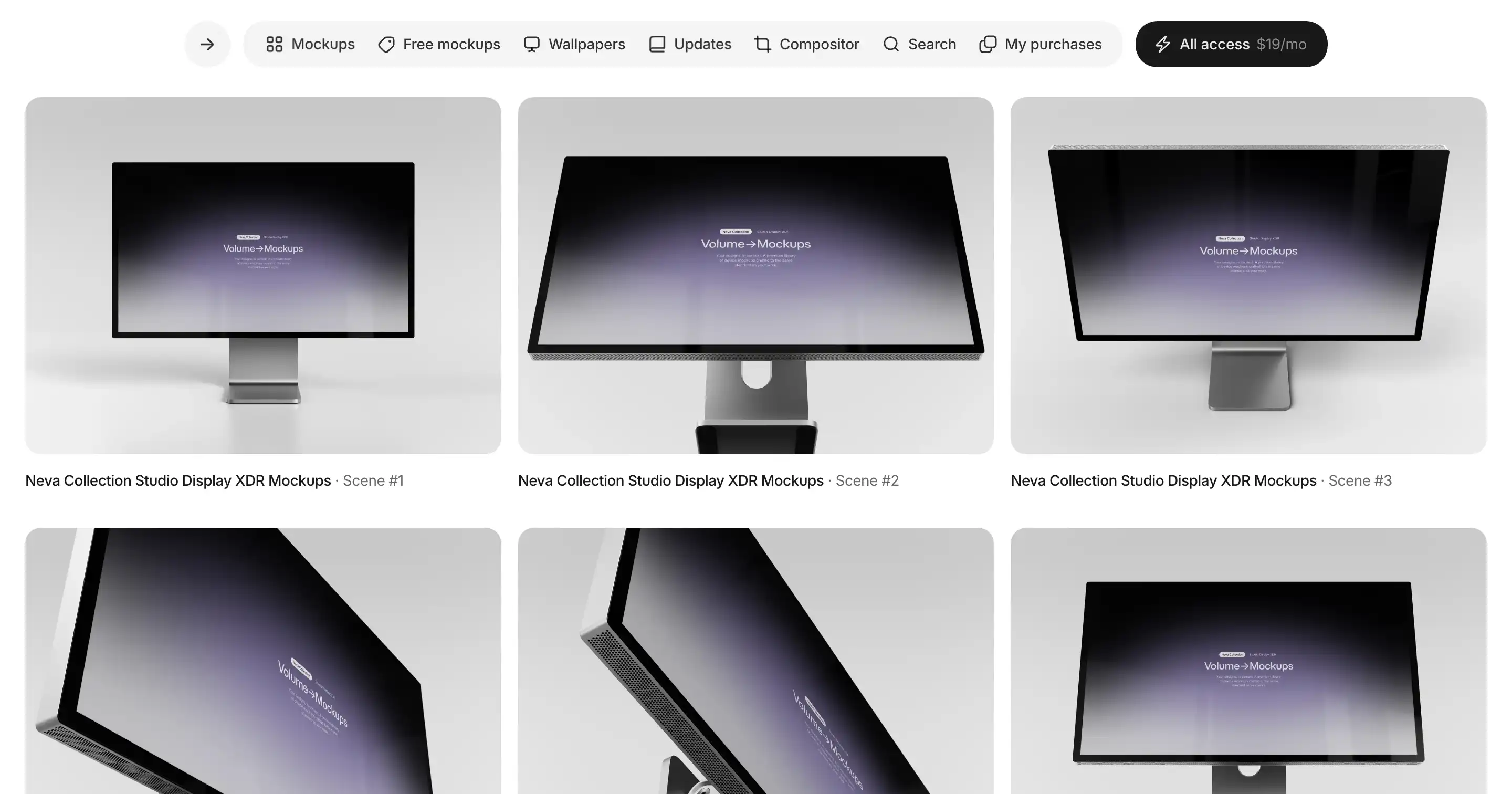 Volume→Mockups 